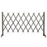 Garden Trellis Fence Grey 150x80 cm Solid Firwood Colour grey Size 150 x 80 cm Quantity in Package 1 