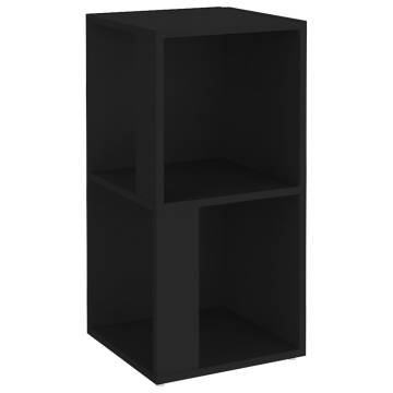 Stylish Corner Cabinet Black 33x33x67 cm | HipoMarket