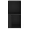 Stylish Corner Cabinet Black 33x33x67 cm | HipoMarket