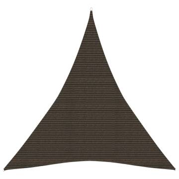 HDPE Sunshade Sail 3x4x4 m Brown - Ultimate Outdoor Shelter