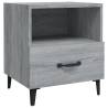 Stylish Grey Sonoma Bedside Cabinets - 2 pcs | Hipomarket UK