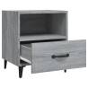 Stylish Grey Sonoma Bedside Cabinets - 2 pcs | Hipomarket UK