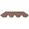 Replacement Canopy for Garden Swing - Brown 150/130x105/70 cm