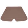 Replacement Canopy for Garden Swing - Brown 150/130x105/70 cm