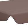 Replacement Canopy for Garden Swing - Brown 150/130x105/70 cm