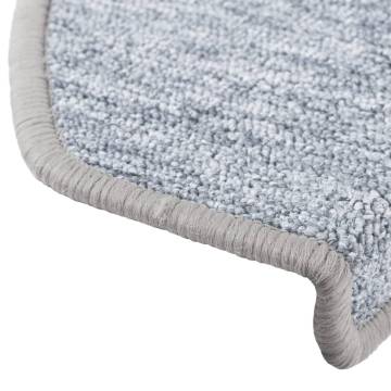 Stair Mats 10 pcs Light Grey 65x24x4 cm - Non-Slip & Washable