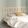 Bed Headboard 206x4x100 cm Solid Wood Pine Colour natural Size 206 x 100 cm Quantity in Package 1 