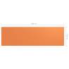 Balcony Screen Orange 120x400 cm - Waterproof & Stylish