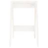 Stools 2 pcs White Solid Wood Pine | Hipomarket UK