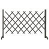 Garden Trellis Fence Grey 120x90 cm Solid Firwood Colour grey Size 120 x 90 cm Quantity in Package 1 