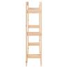 Solid Pine Firewood Rack 80x25x100 cm - Hipo Market