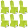 Stretch Chair Cover 6 pcs Green Colour green Quantity in Package 6 