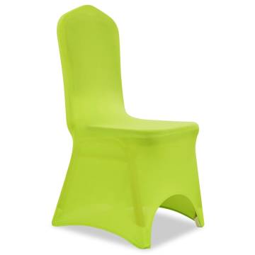 Stretch Chair Cover 6 pcs Green - Enhance Your Events