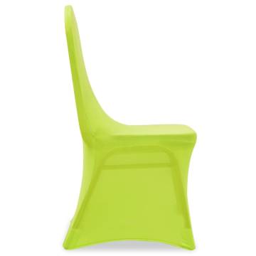 Stretch Chair Cover 6 pcs Green - Enhance Your Events