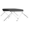 2 Bow Bimini Top Anthracite - Quality Boat Canopy