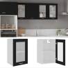 Hanging Glass Cabinet Black 40x31x60 cm Engineered Wood Colour black Quantity in Package 1 Model 1x hanging glass cabinet (1 door) 40 cm Number of 