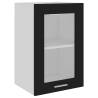 Hanging Glass Cabinet Black 40x31x60 cm | Hipo Market