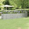 Garden Raised Bed Powder-coated Steel 396x100x68 cm Silver Colour silver Size 396 x 100 x 68 cm Quantity in Package 1 