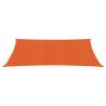 Sunshade Sail 160 g/m² Orange 2x5 m - HDPE Sun Protection