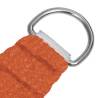 Sunshade Sail 160 g/m² Orange 2x5 m - HDPE Sun Protection