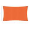 Sunshade Sail 160 g/m² Orange 2x5 m - HDPE Sun Protection