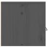 Wall Cabinet Grey 80x30x30 cm - Solid Pine Wood | HipoMarket