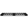 Pallet Bed Black 100x200 cm - Solid Pine Wood Frame