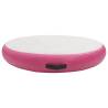 Inflatable Gymnastic Mat with Pump 100x100x20 cm - Pink