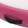 Inflatable Gymnastic Mat with Pump 100x100x20 cm - Pink