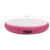 Inflatable Gymnastic Mat with Pump 100x100x20 cm - Pink