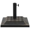 12 kg Bronze Square Parasol Base - Stylish & Durable