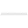 Stylish White Wall Shelves - Set of 4 | 60x9x3 cm