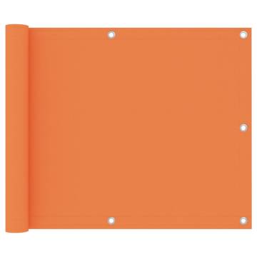 Waterproof Orange Balcony Screen - 75x600 cm | Hipo Market