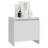 Elegant White Bedside Cabinets - 2 pcs | Hipomarket