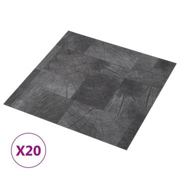 Self-Adhesive PVC Flooring Planks - 20 pcs, 1.86 m²