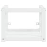 Wall-Mounted Bathroom Washbasin Frame - White, 40x38x31 cm