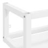 Wall-Mounted Bathroom Washbasin Frame - White, 40x38x31 cm