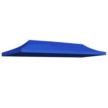 Party Tent Roof 3x6 m Blue - Ideal Replacement for Your Tent