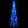 Christmas Tree on Flagpole - 310 Blue LEDs | 300 cm