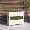 Planter White 77x25x66 cm Solid Wood Pine Colour white Size 77 x 25 x 66 cm Quantity in Package 1 