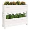 Elegant White Pine Planter - 77x25x66 cm | HipoMarket