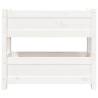 Elegant White Pine Planter - 77x25x66 cm | HipoMarket