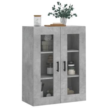 Wall Mounted Cabinet Concrete Grey - Stylish Storage Solution