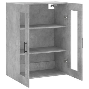 Wall Mounted Cabinet Concrete Grey - Stylish Storage Solution