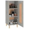 Stylish Concrete Grey Sideboard - 34.5x34x90 cm