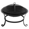 RedFire Fire Bowl Atlanta Black Steel 51 cm - Elegant Design