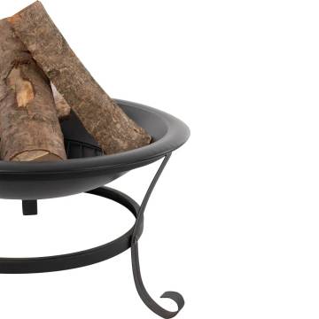 RedFire Fire Bowl Atlanta Black Steel 51 cm - Elegant Design