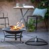 RedFire Fire Bowl Atlanta Black Steel 51 cm - Elegant Design