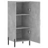 Modern Concrete Grey Sideboard 34.5x34x90 cm - HipoMarket