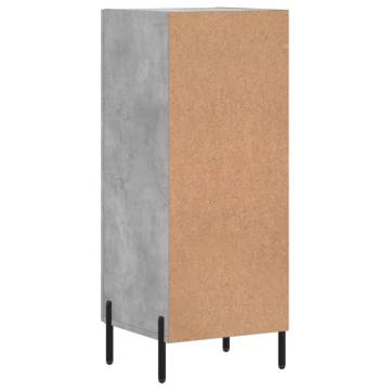 Modern Concrete Grey Sideboard 34.5x34x90 cm - HipoMarket